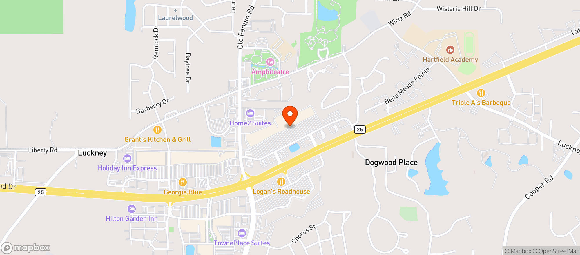 Map showing Target - Flowood