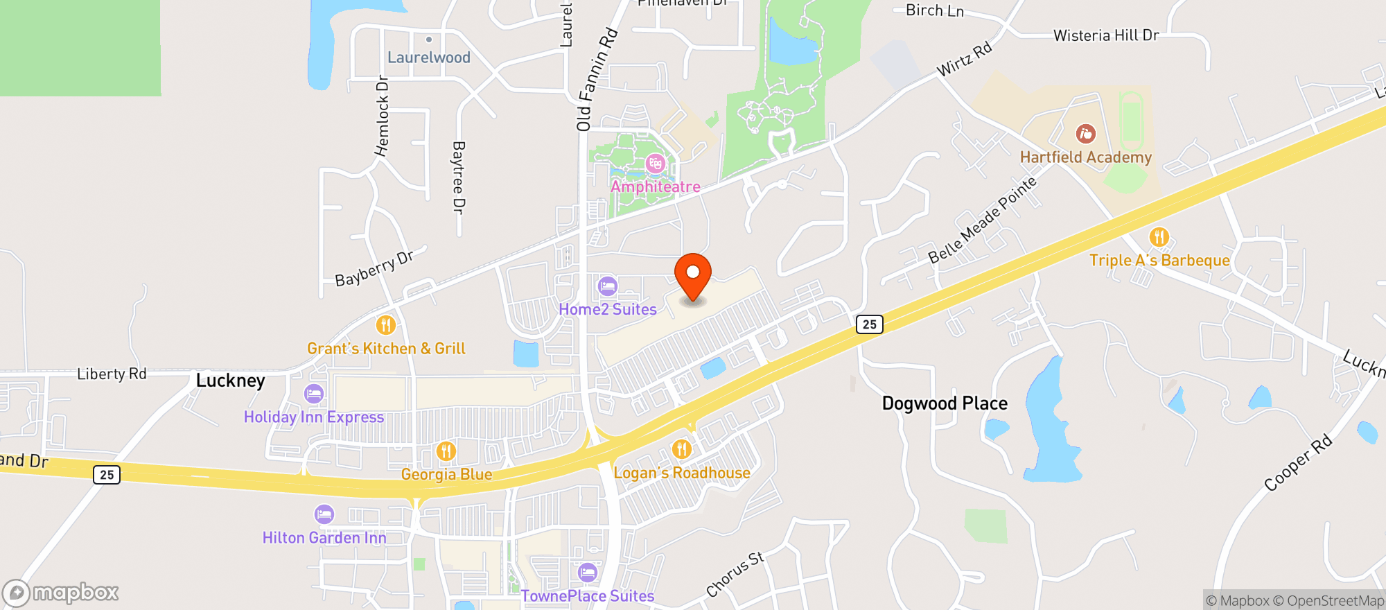 Map showing TARGET