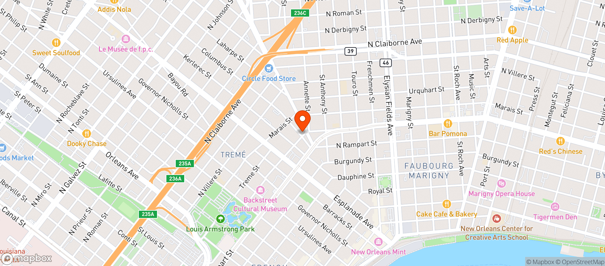 Map showing Holy Diver