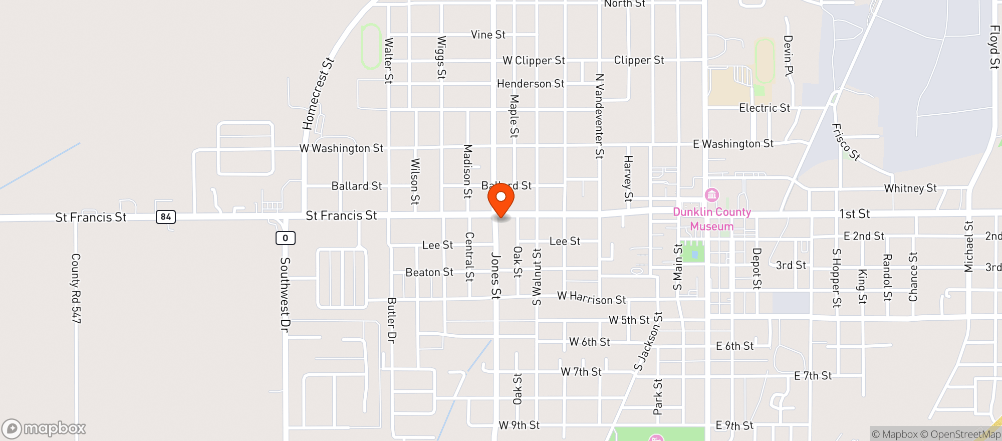 Map showing Dt S Liquor
