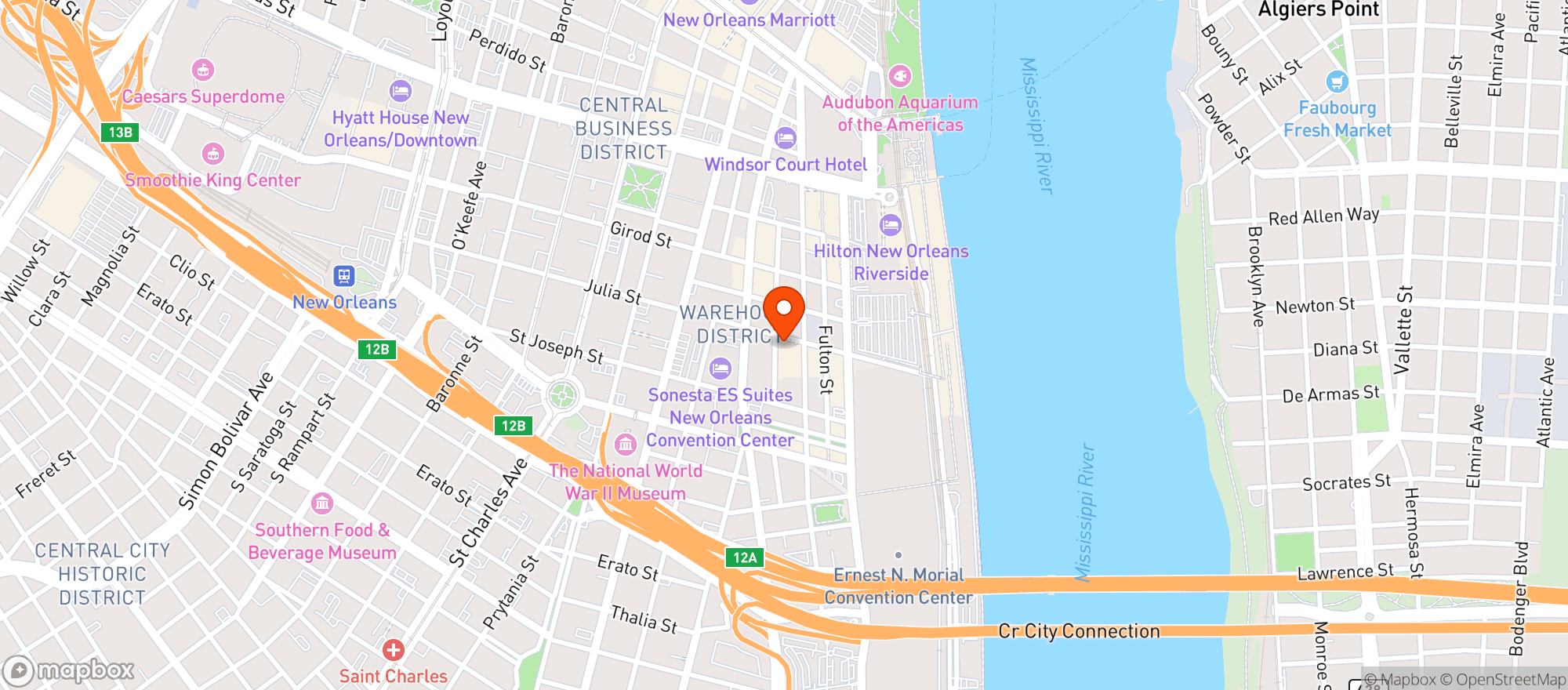 Map showing Jolie