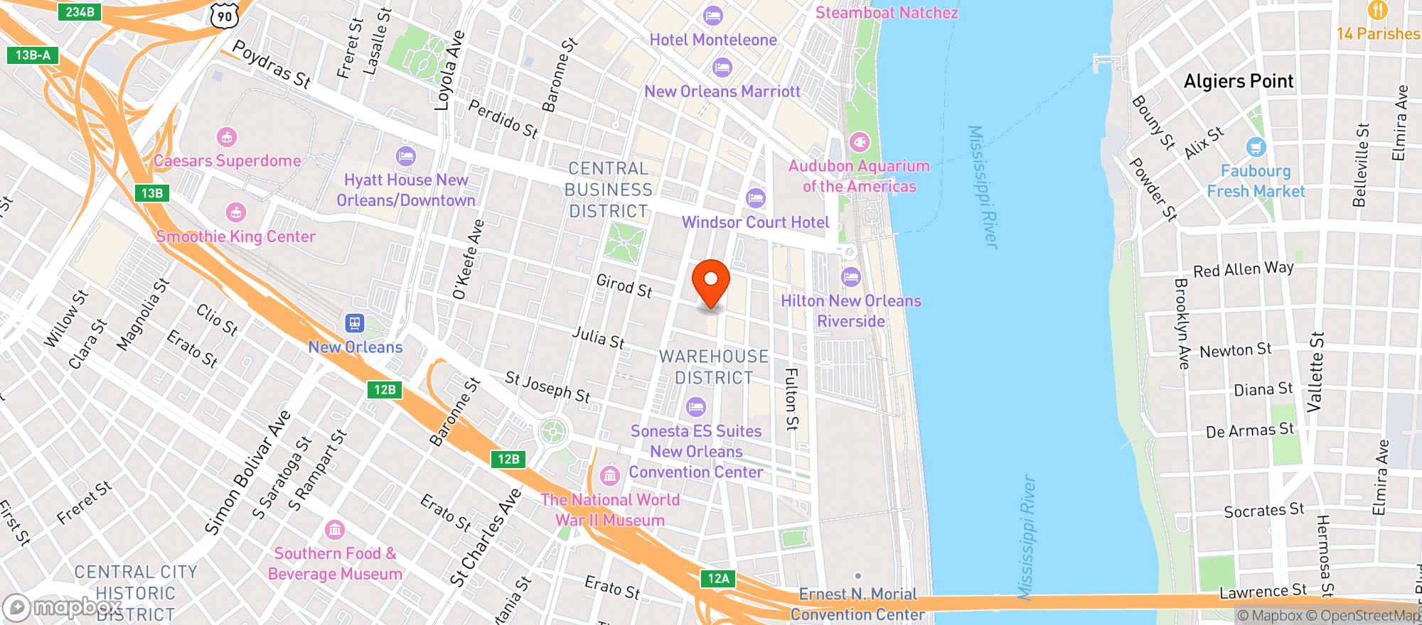 Map showing Lucys Retired Surfer Ca #0