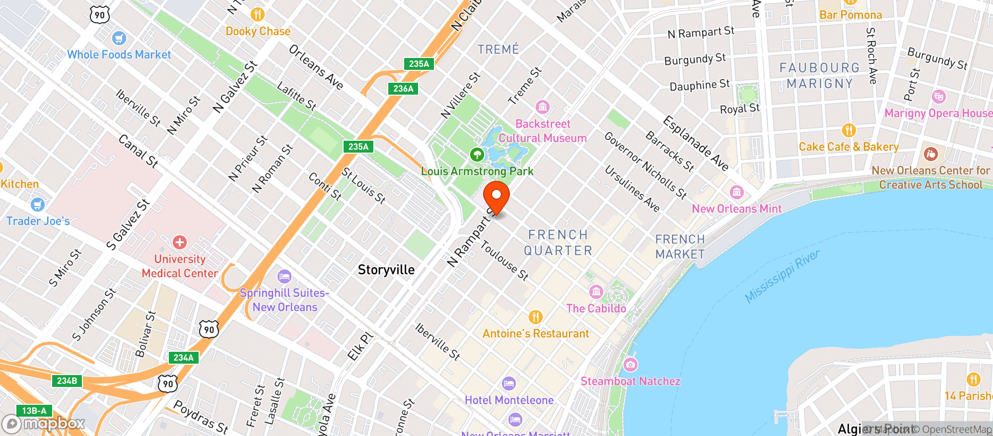 Map showing Black Penny