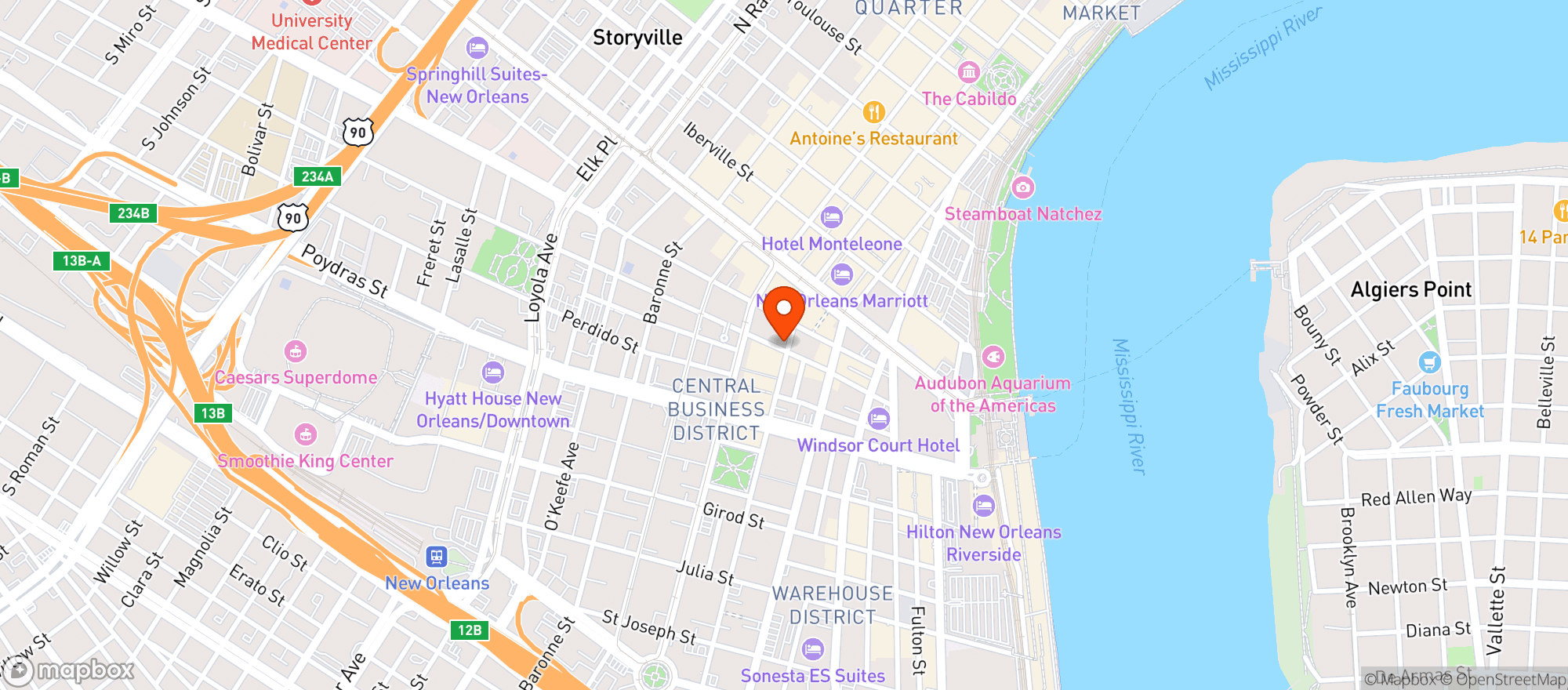 Map showing Loa Bar