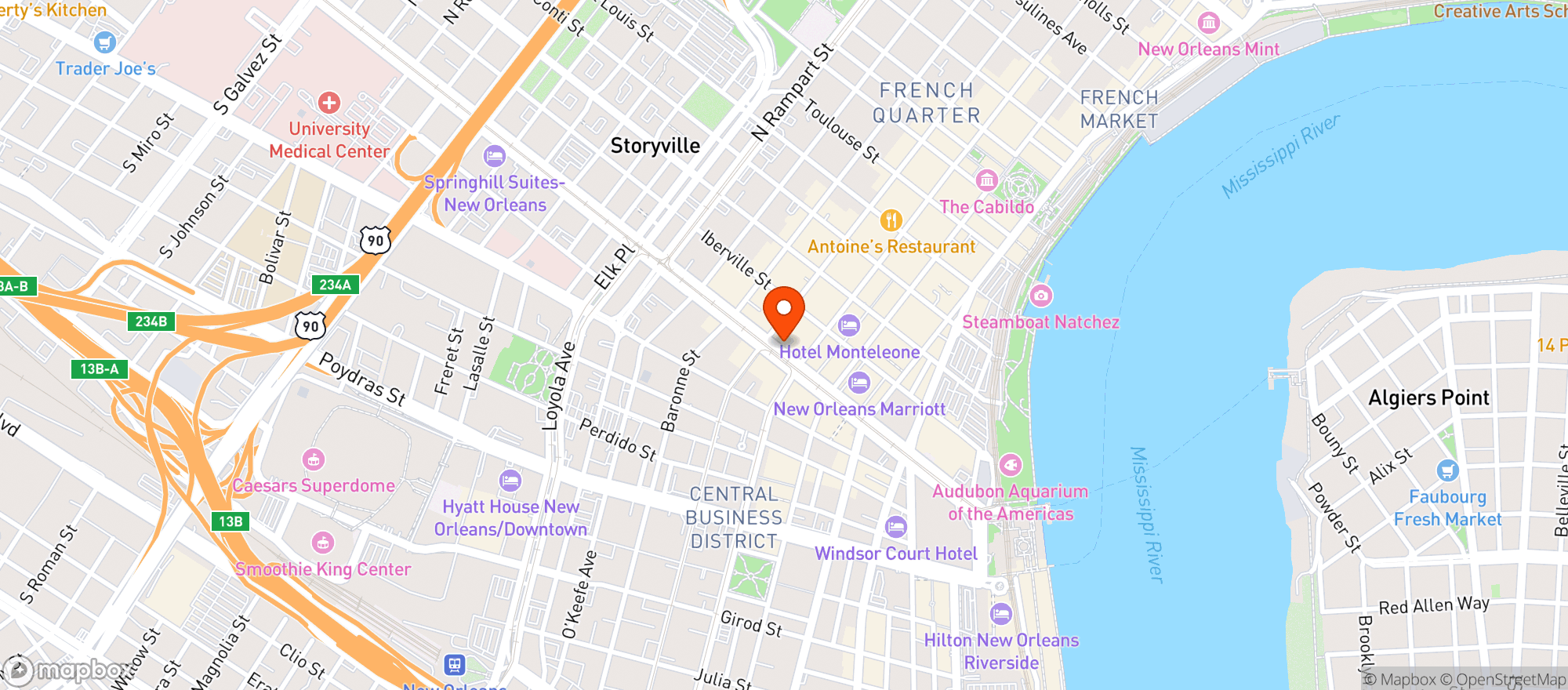 Map showing Vin Carre