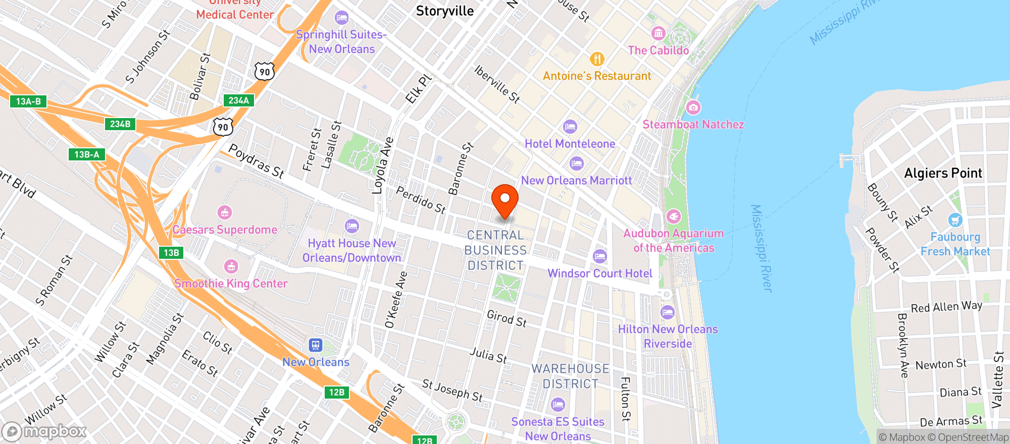 Map showing Luke