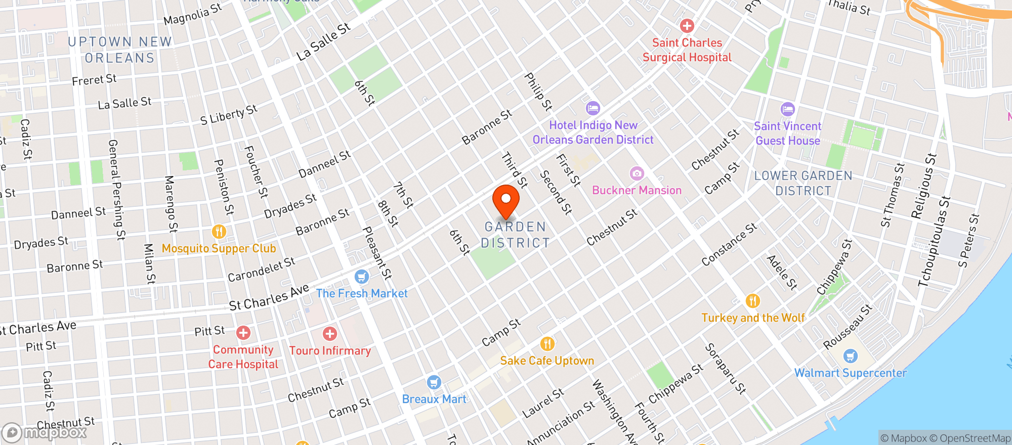 Map showing The Chicory House