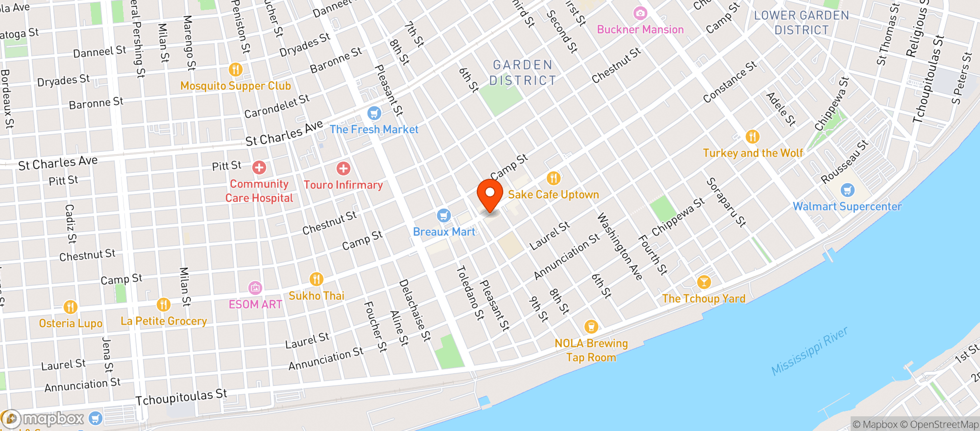 Map showing Ra Shop