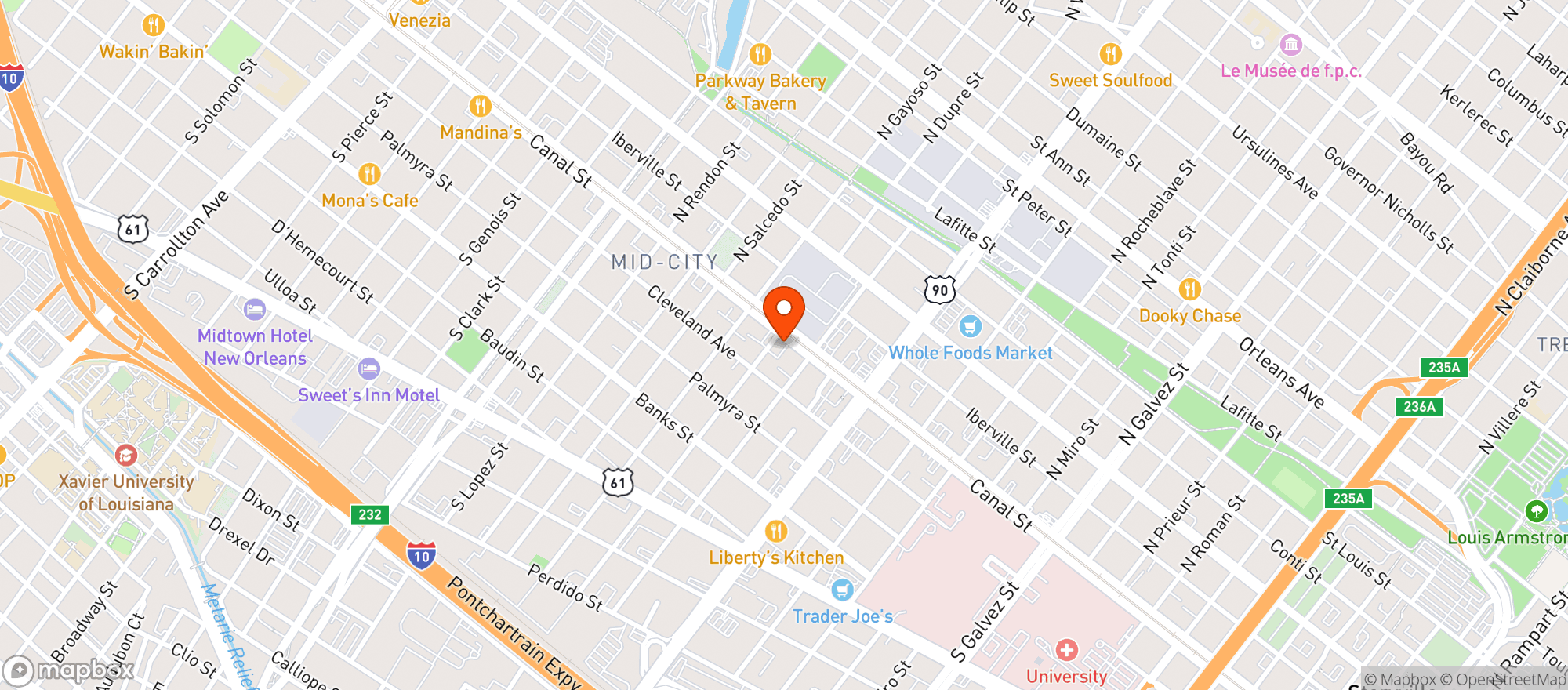Map showing Chickie Wah Wah