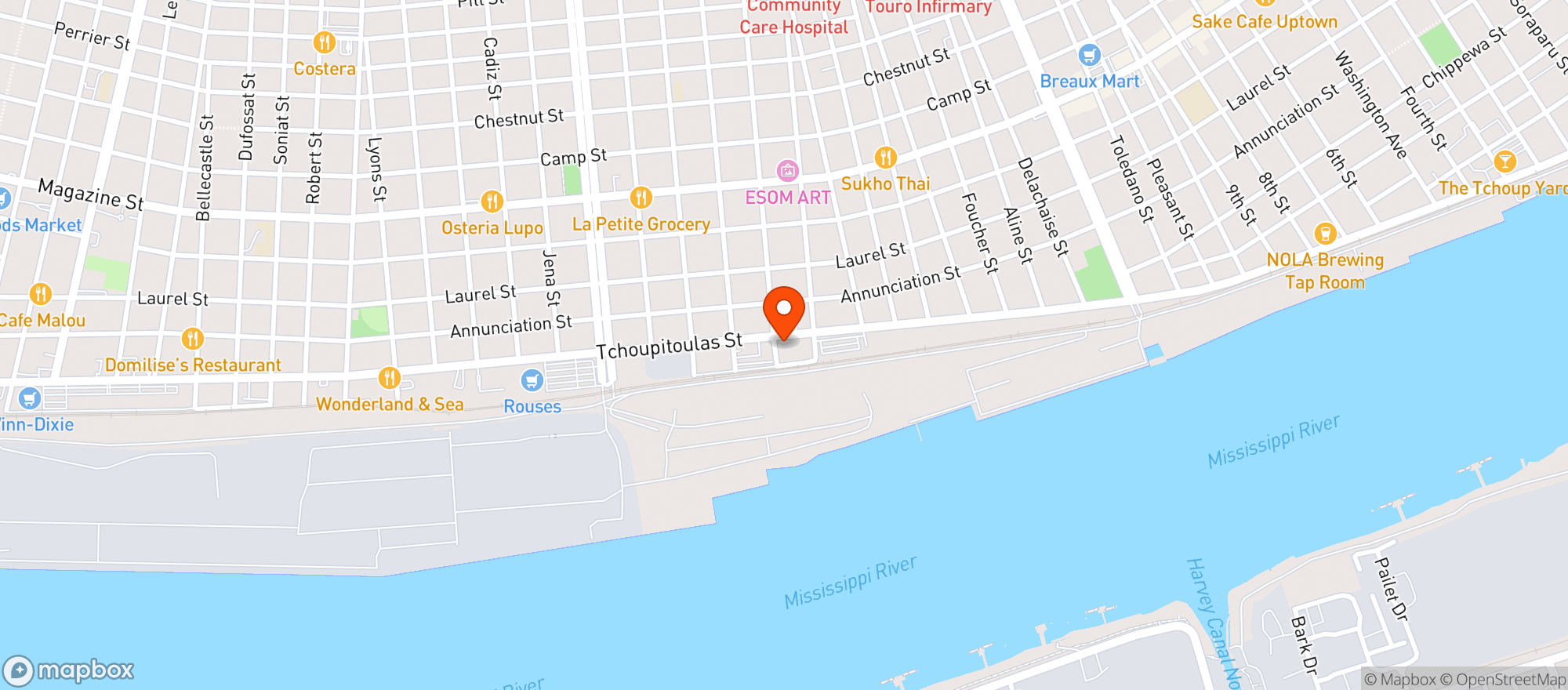Map showing Barracuda