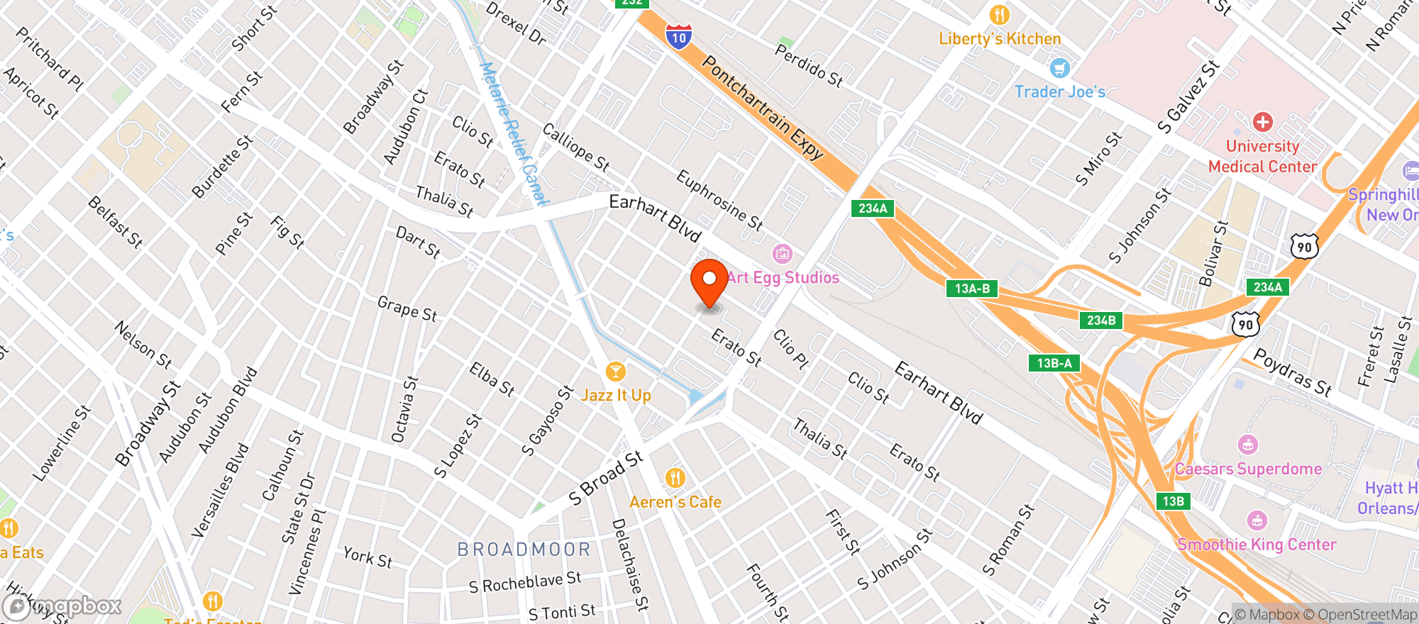 Map showing The Independent