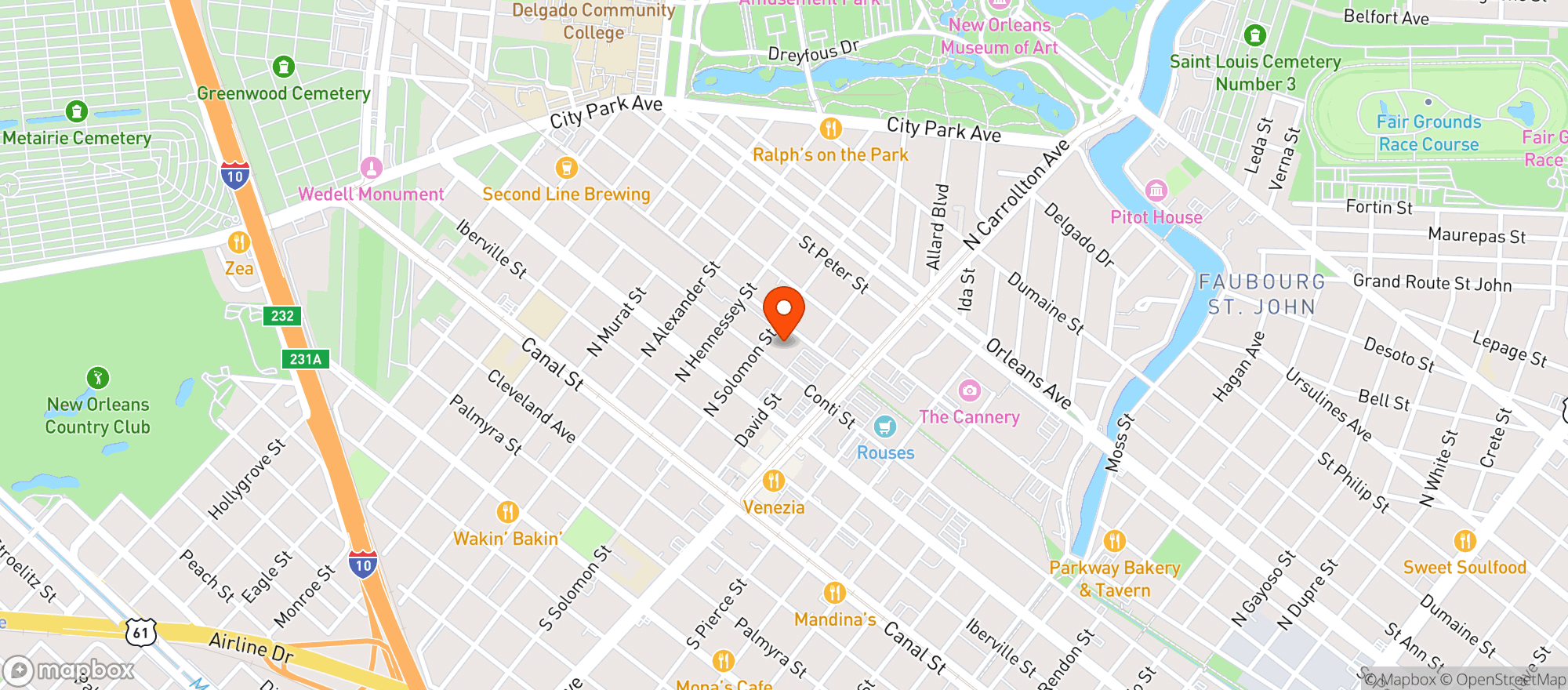 Map showing Gnc