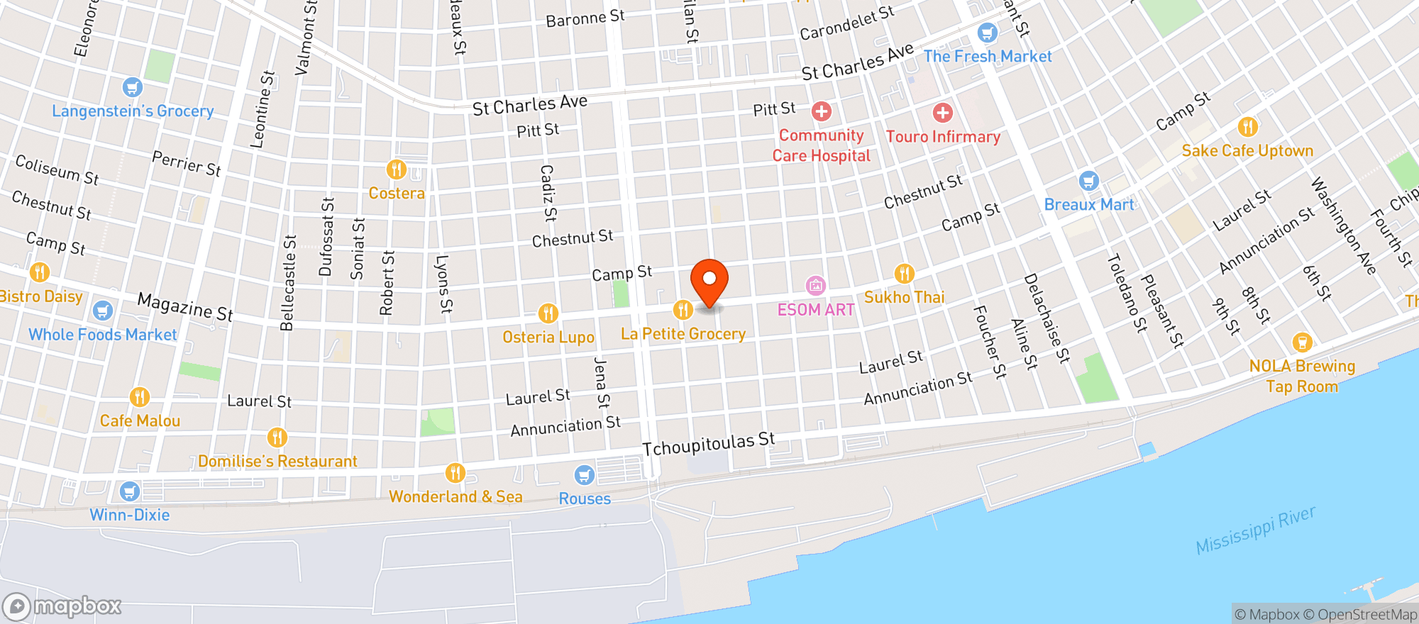 Map showing Hungry Eyes