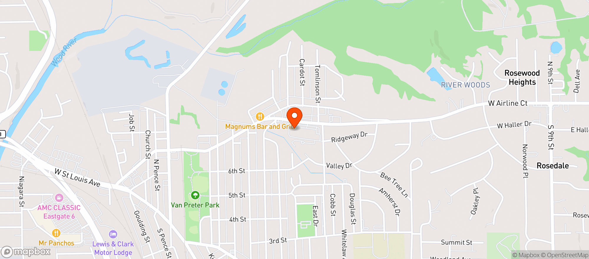 Map showing Hot Spot