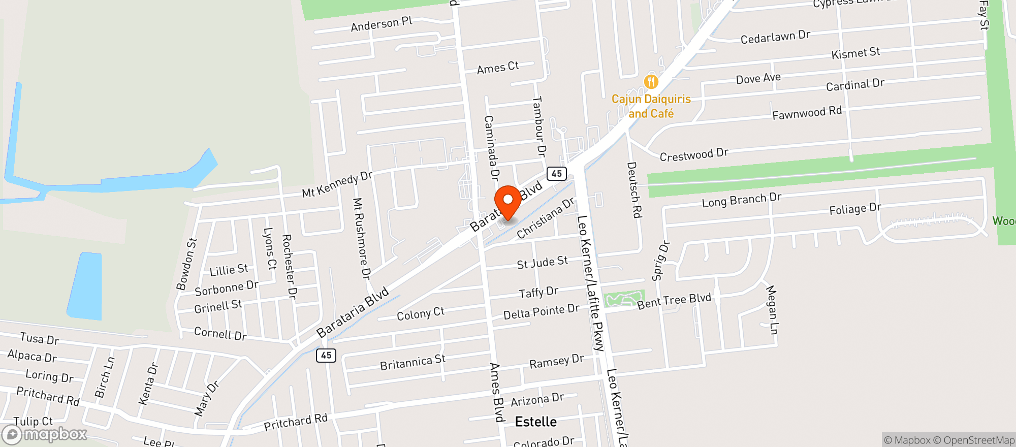 Map showing Savannah Discount