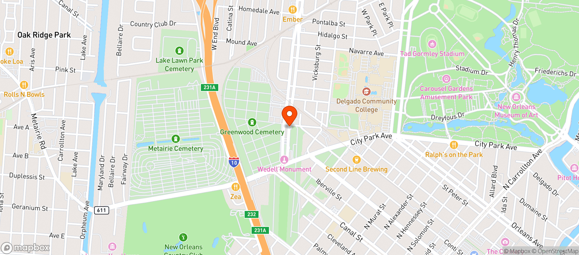 Map showing Lakeview Food And Gas Llc
