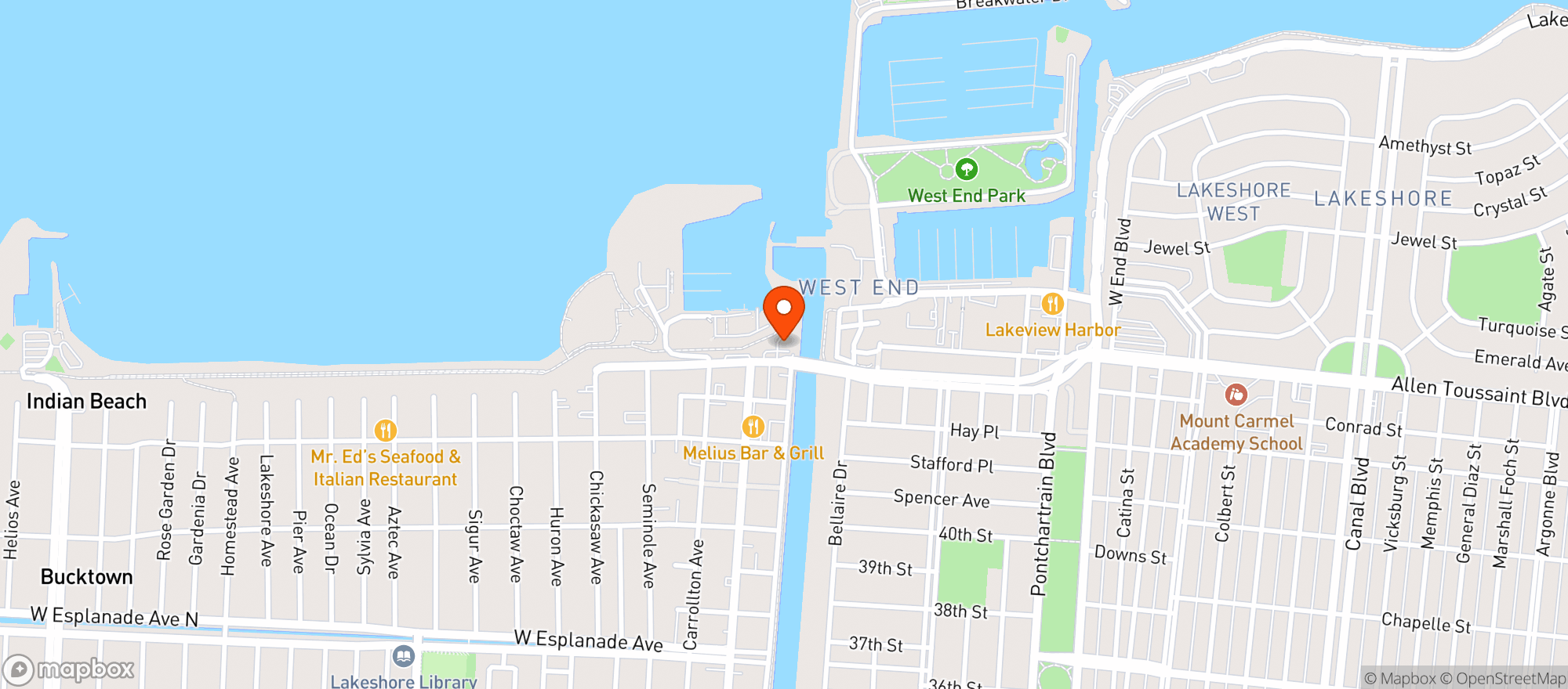 Map showing Station 6