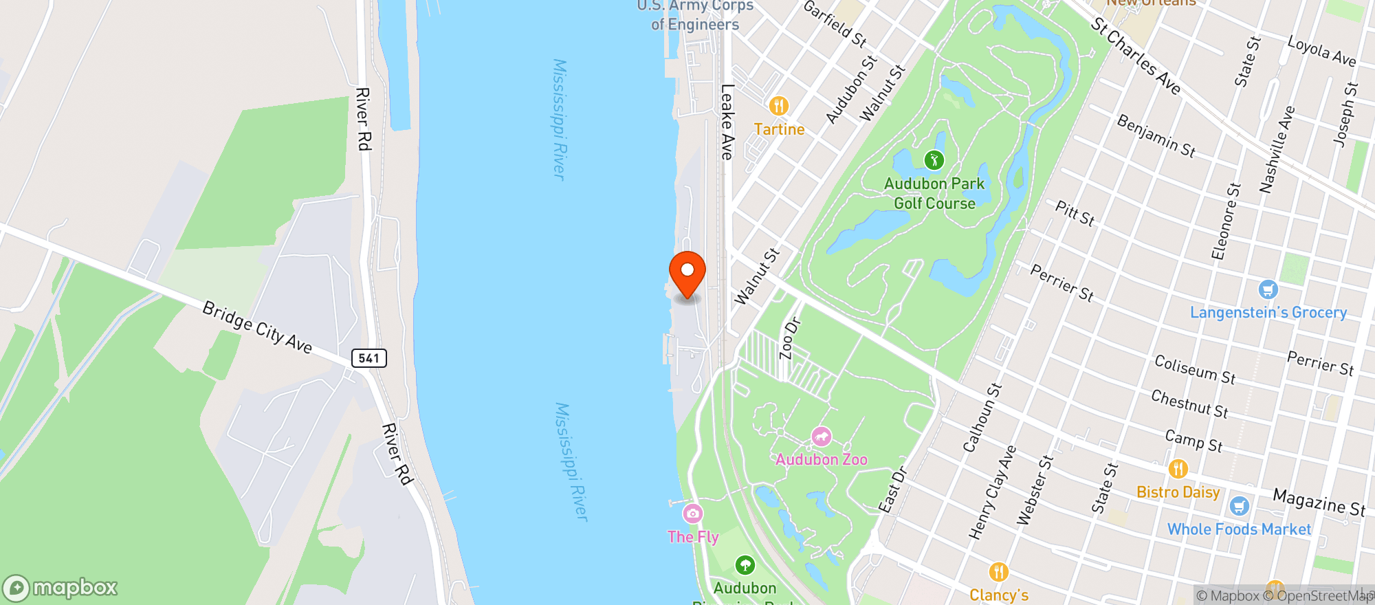 Map showing Miss Market
