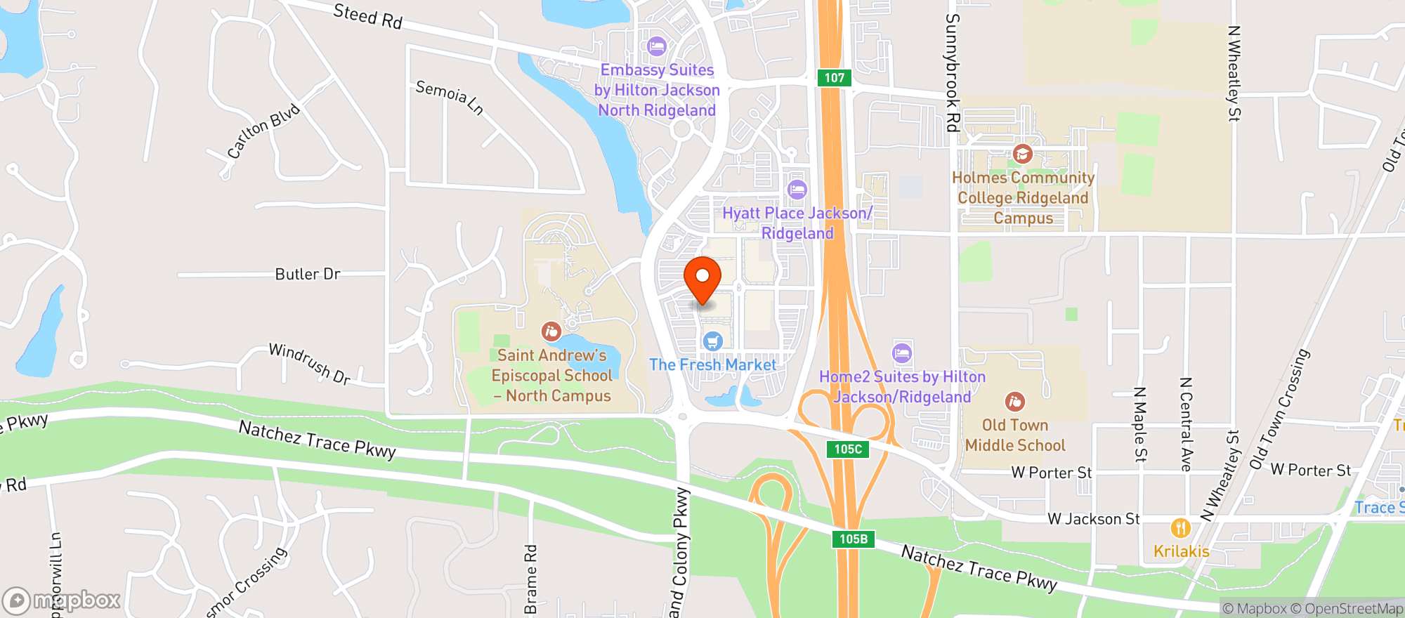 Map showing Local 463