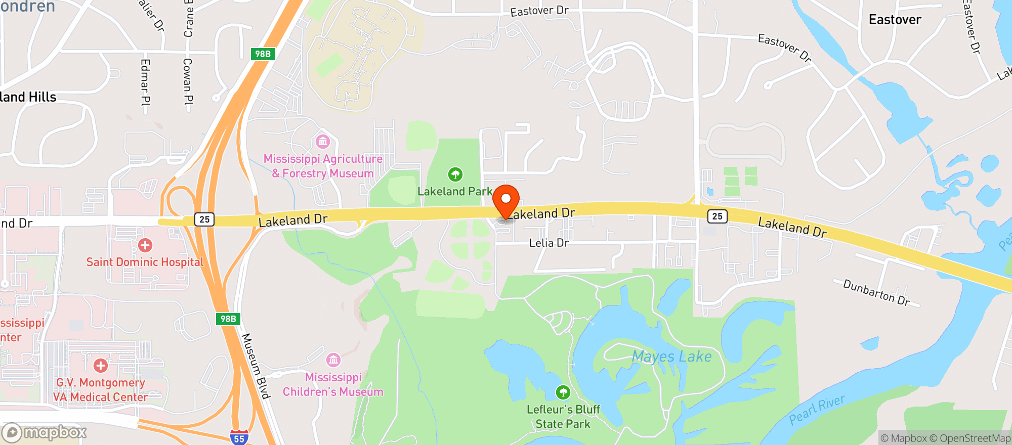 Map showing Sprint Mart #124