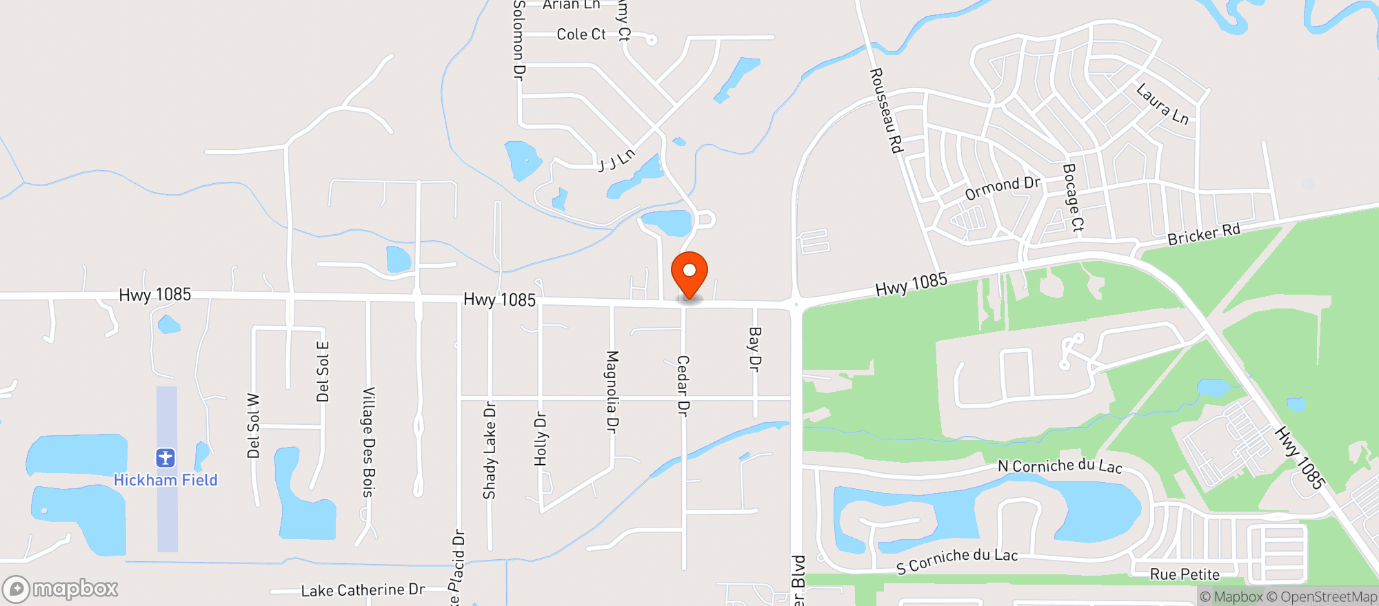 Map showing Rouses Supermarket #75
