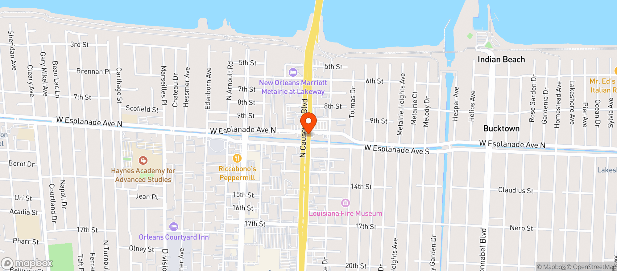 Map showing Tjms