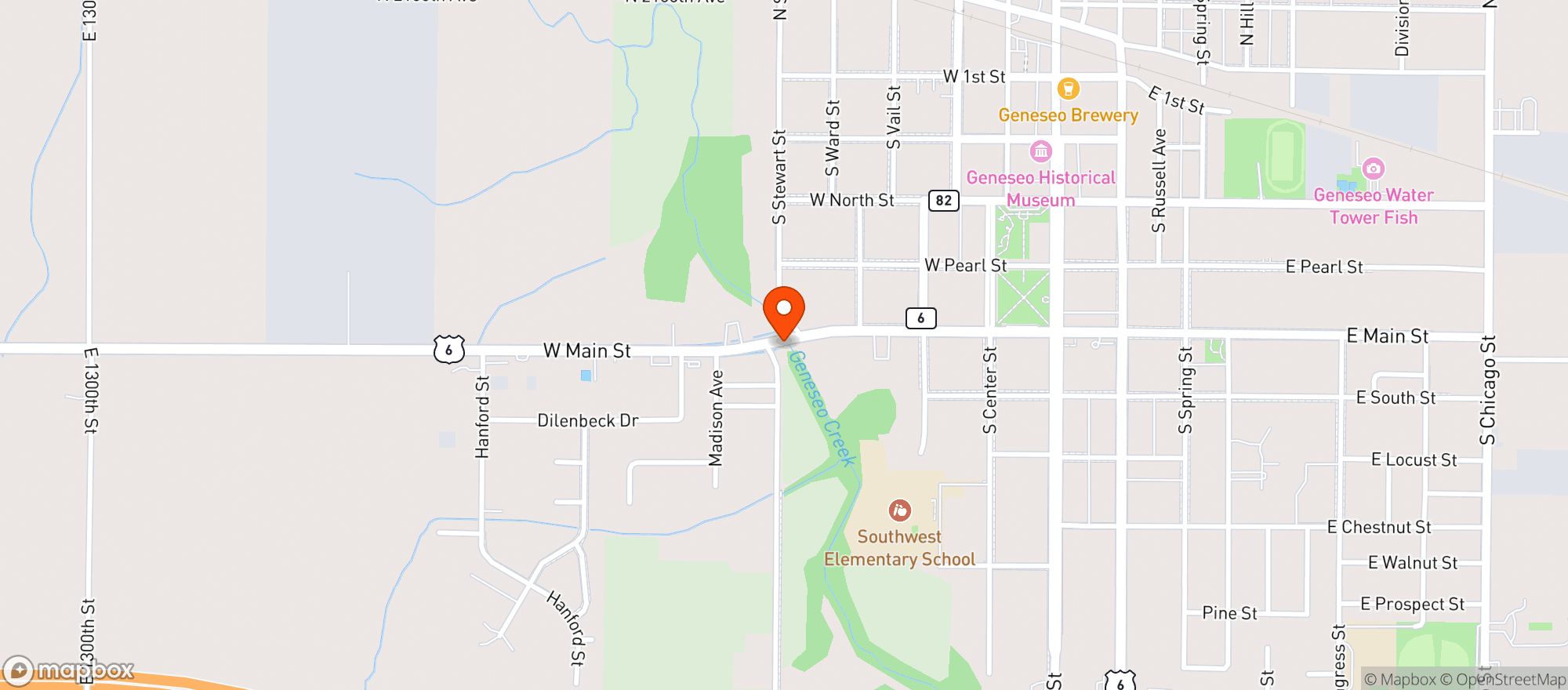 Map showing Mini Mart