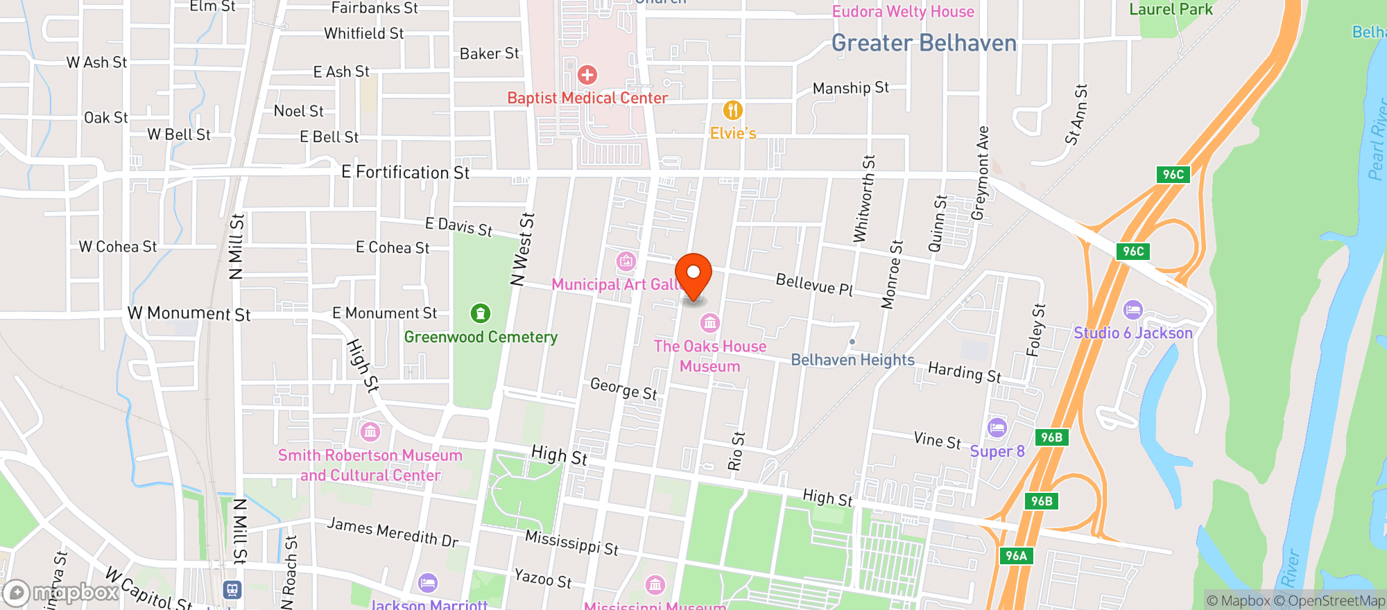 Map showing Urban Foxes