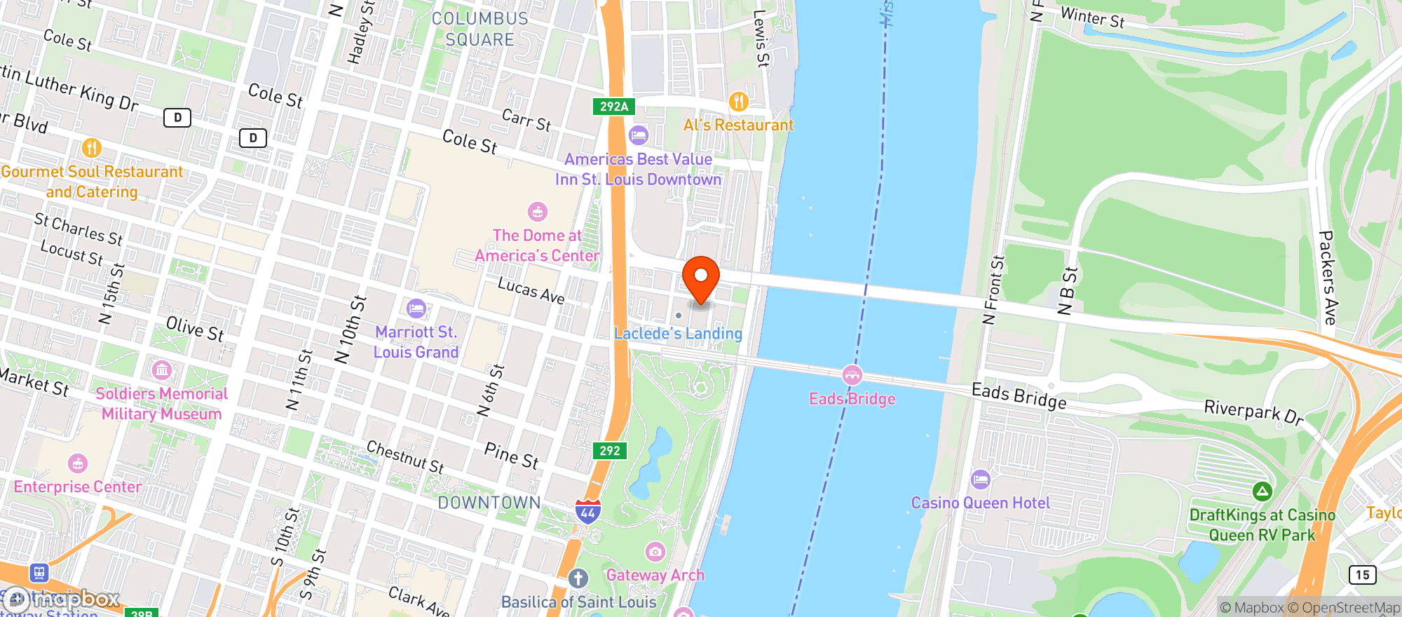 Map showing Old Spaghetti Factory #12