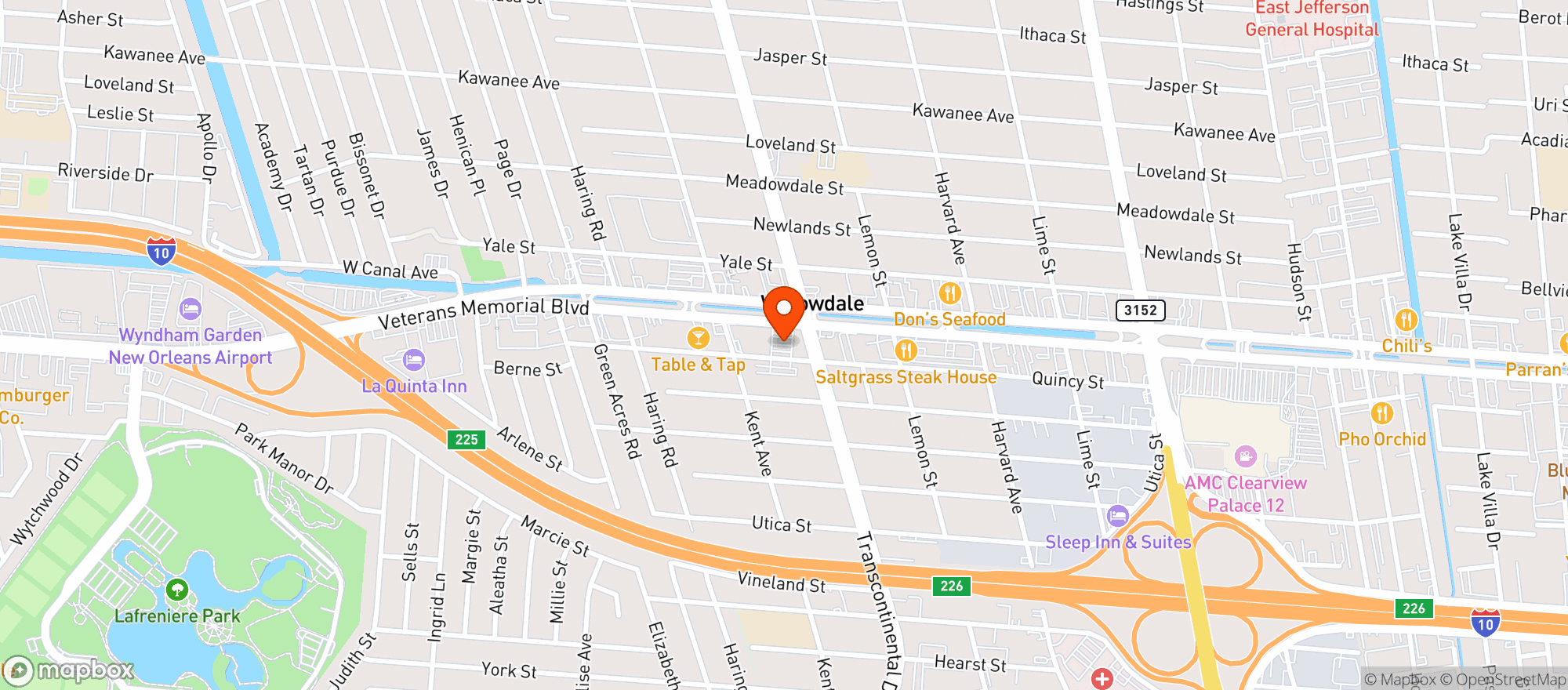 Map showing Zuppardos Family Market
