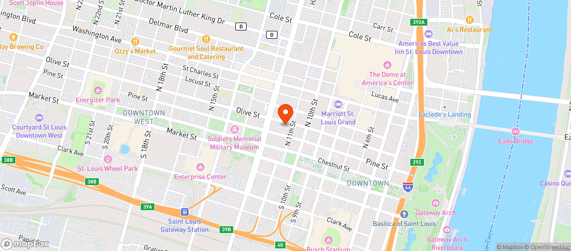 Map showing The Crack Fox