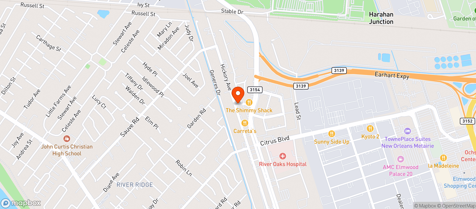 Map showing Dock Quick Stop