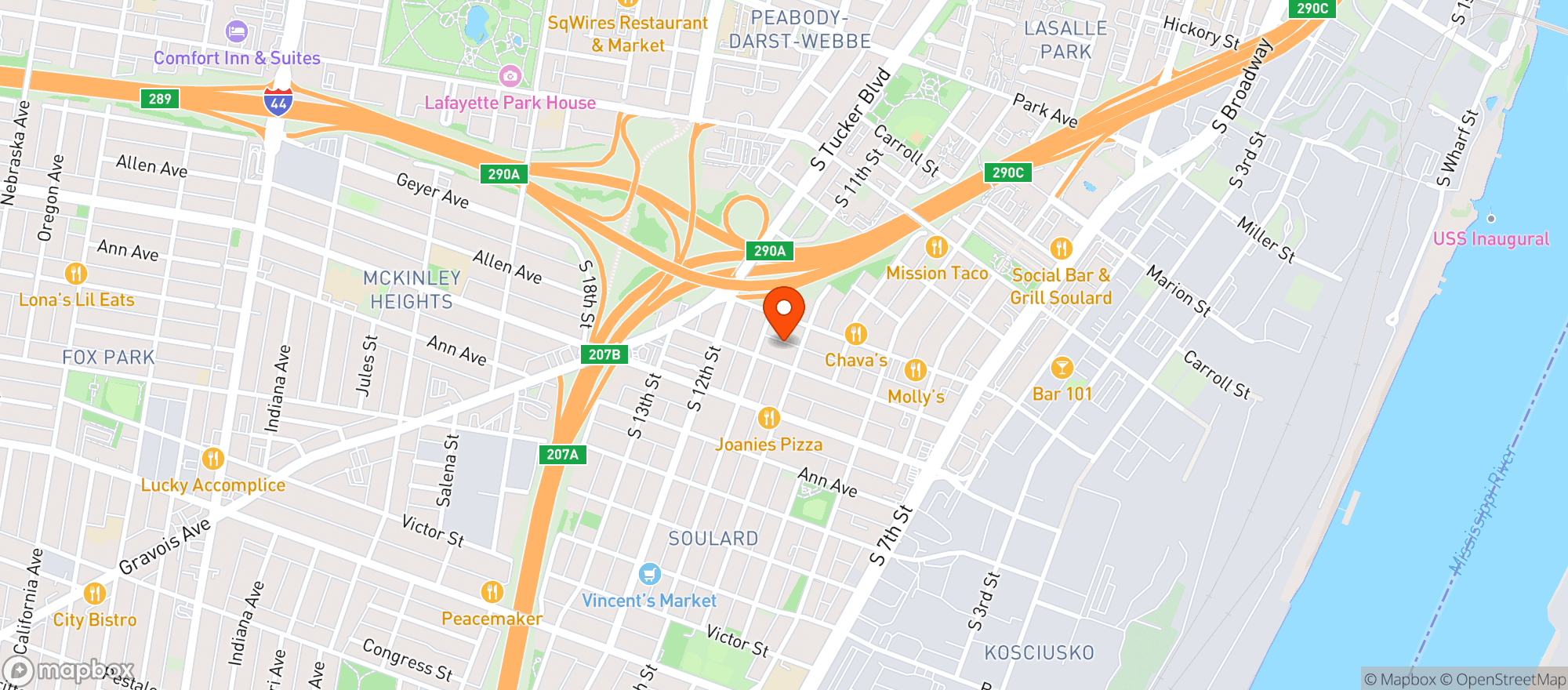 Map showing Dukes