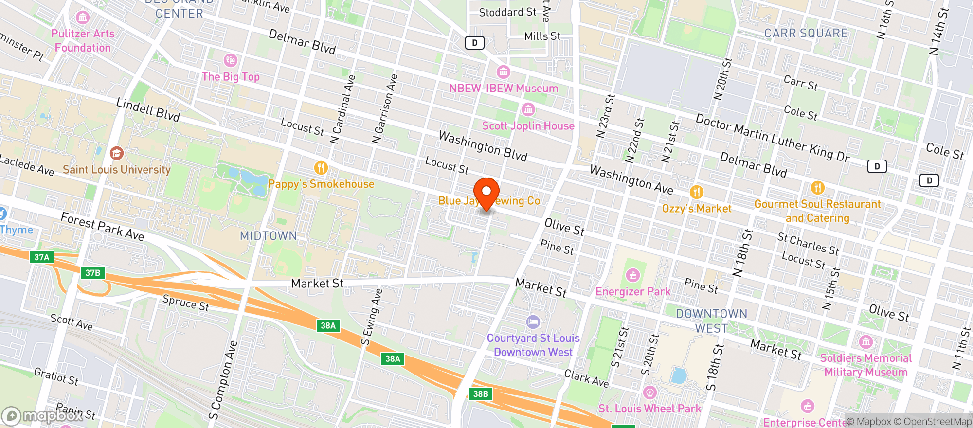 Map showing Beffa Bros #0