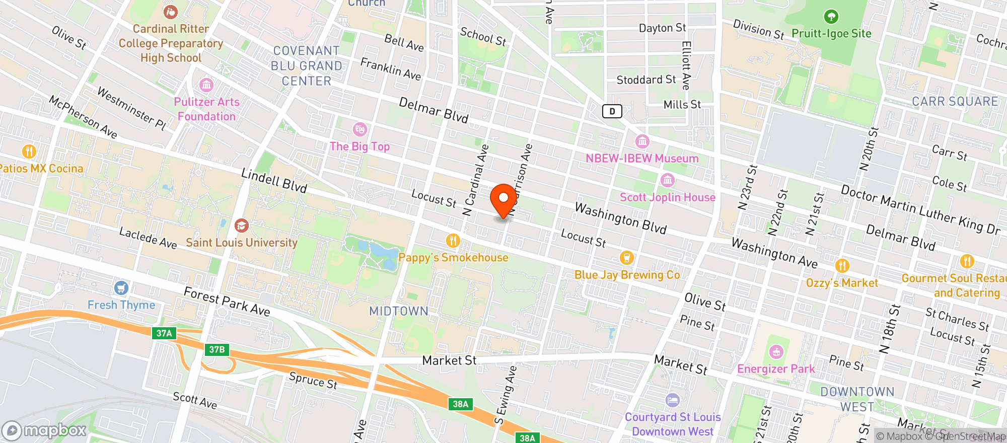 Map showing Brennans Work & Leisure