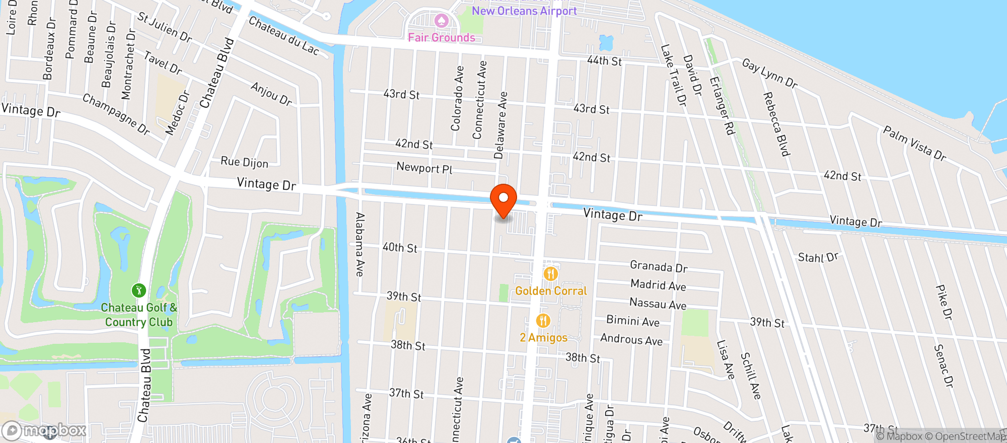 Map showing Rouses Supermarket #56