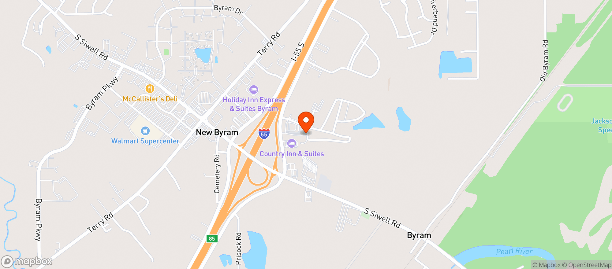 Map showing Elsombrero Mexican Restaurant