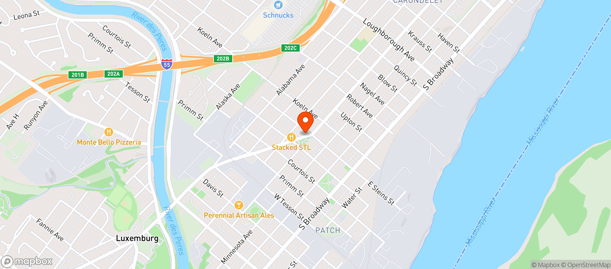 Map showing Stacked Stl [10474]