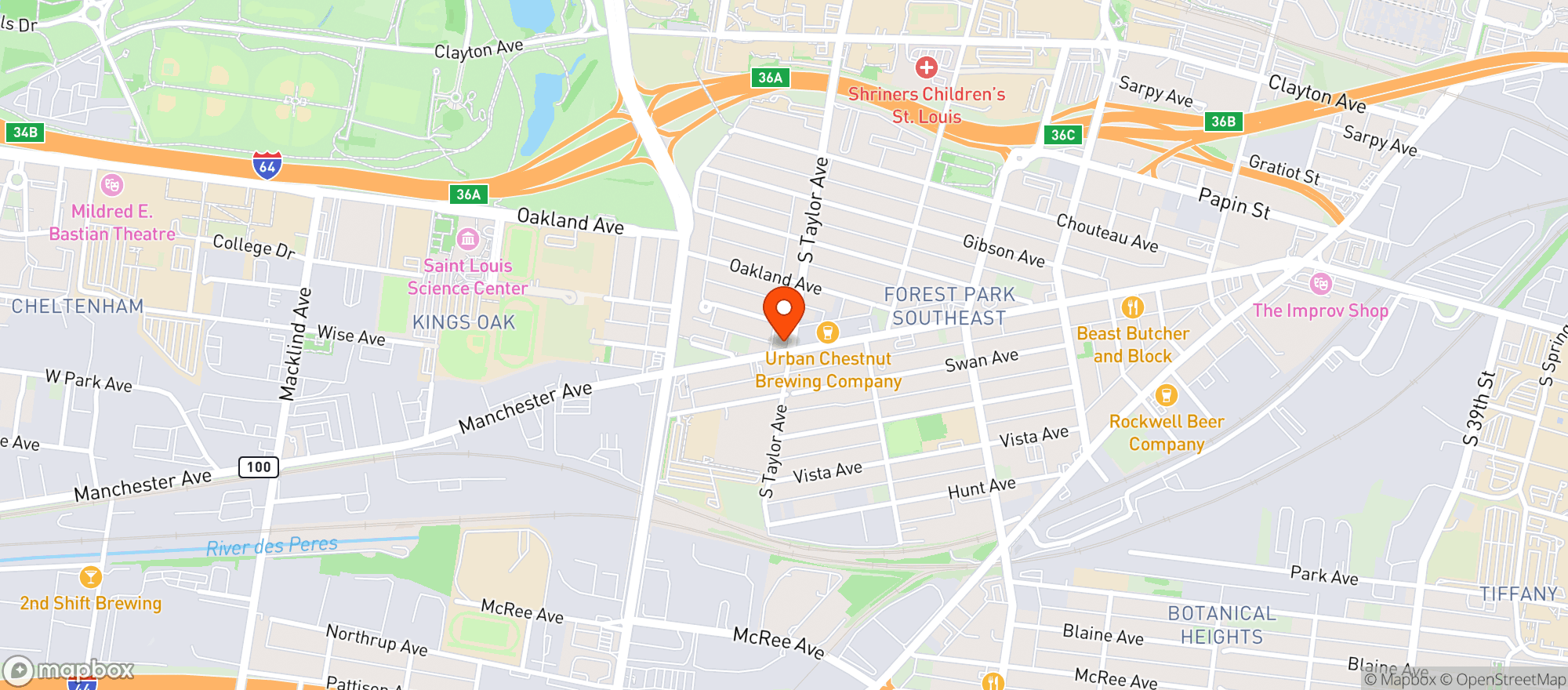Map showing Platypus