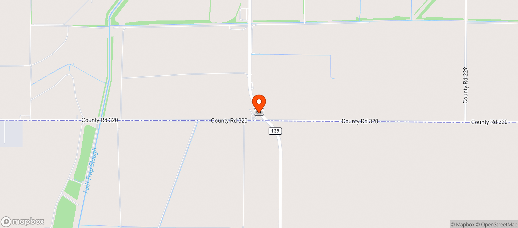Map showing $backroads State Line Llc