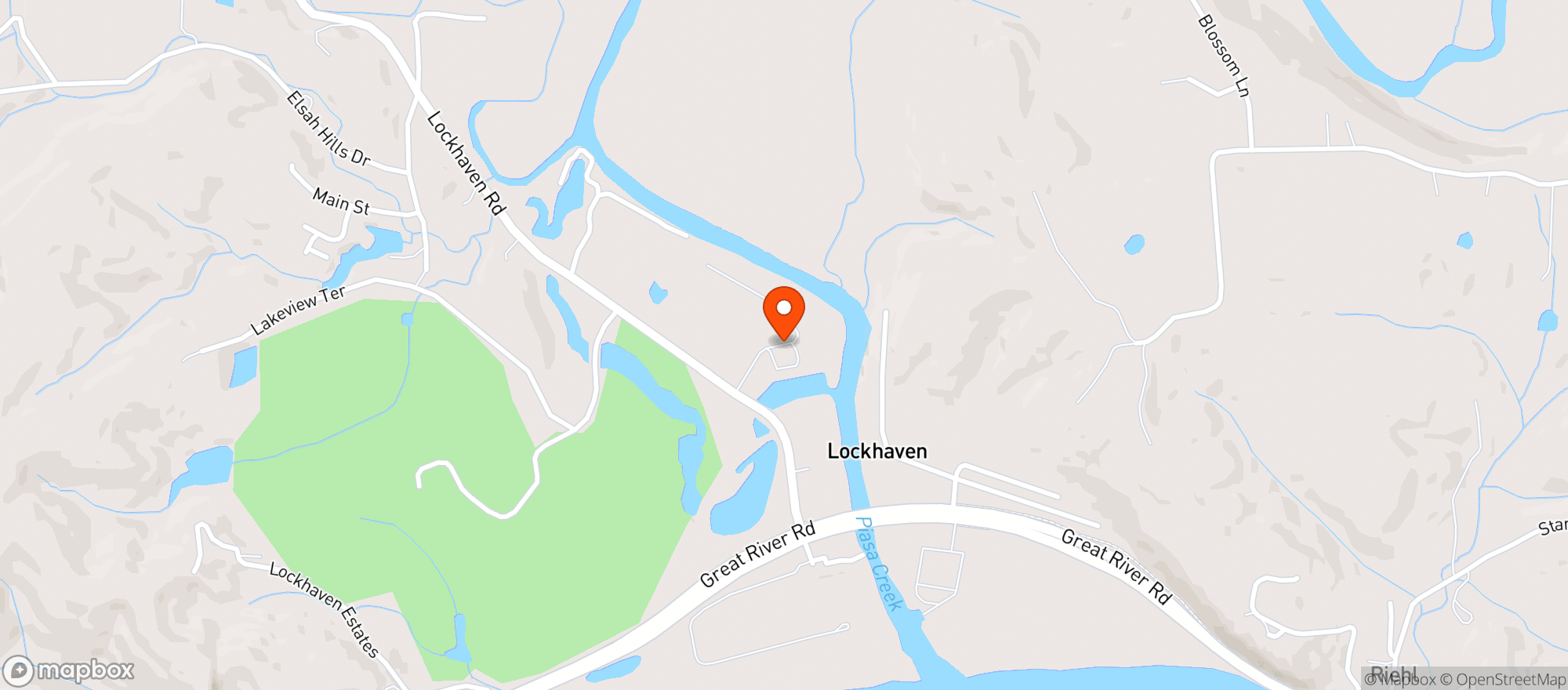 Map showing Alton Motorboat Club