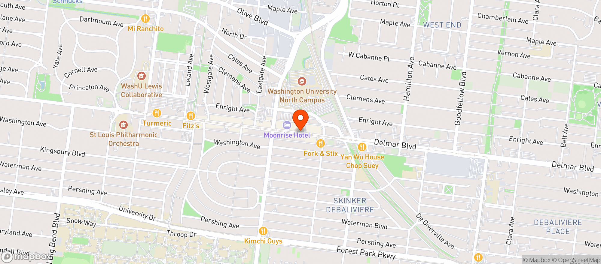Map showing The Pageant Night Club Llt