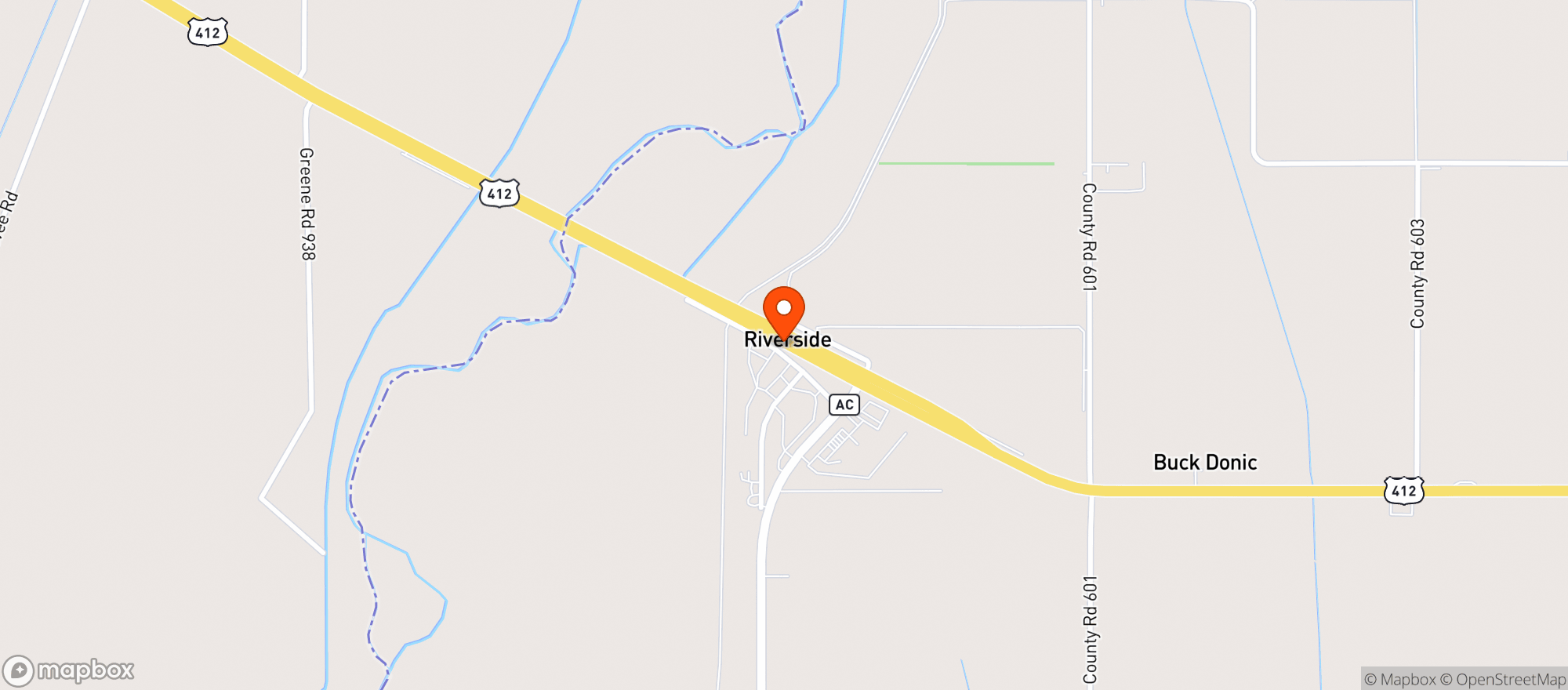 Map showing Mr Ts Liquor Store