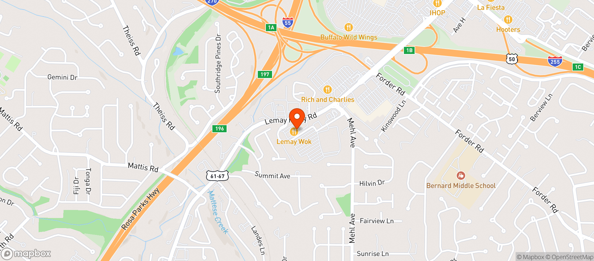 Map showing Tipsy Turtle One