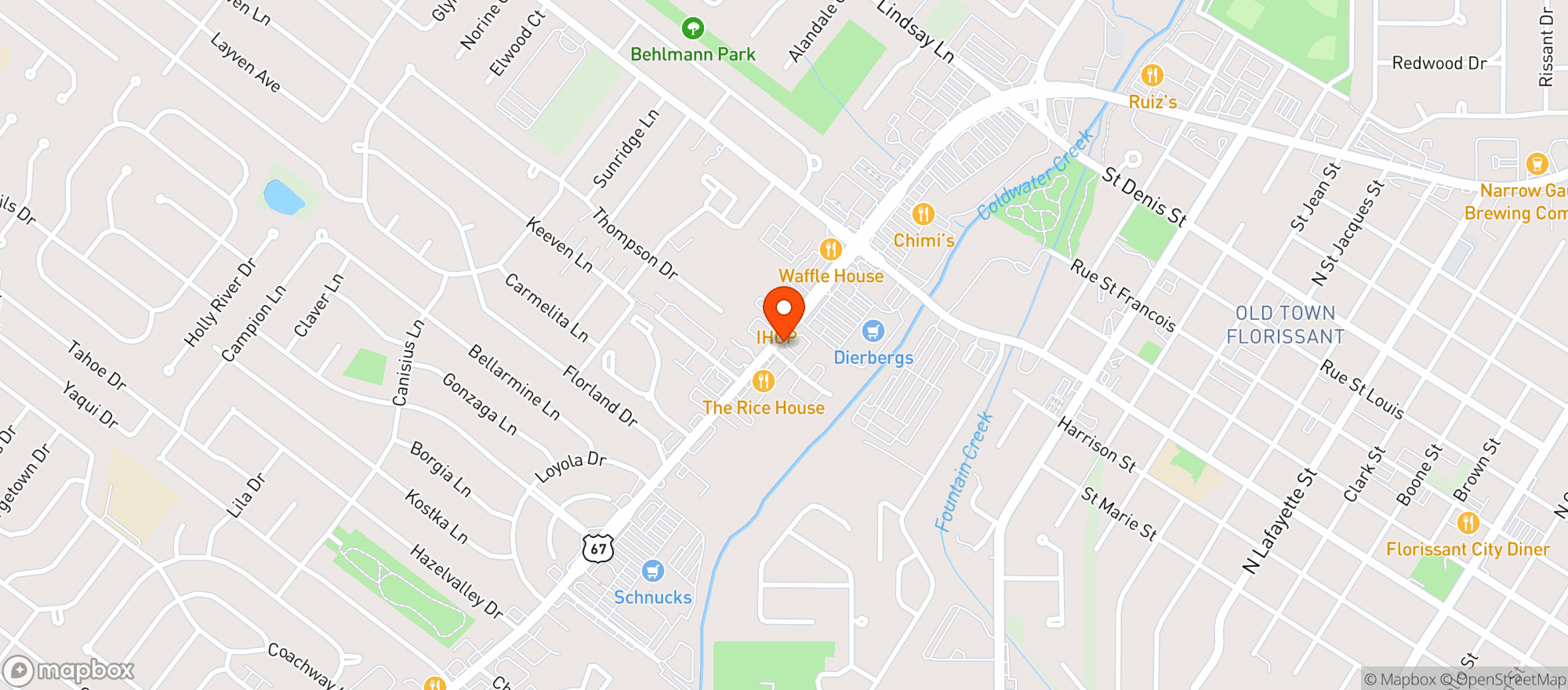 Map showing Gnc
