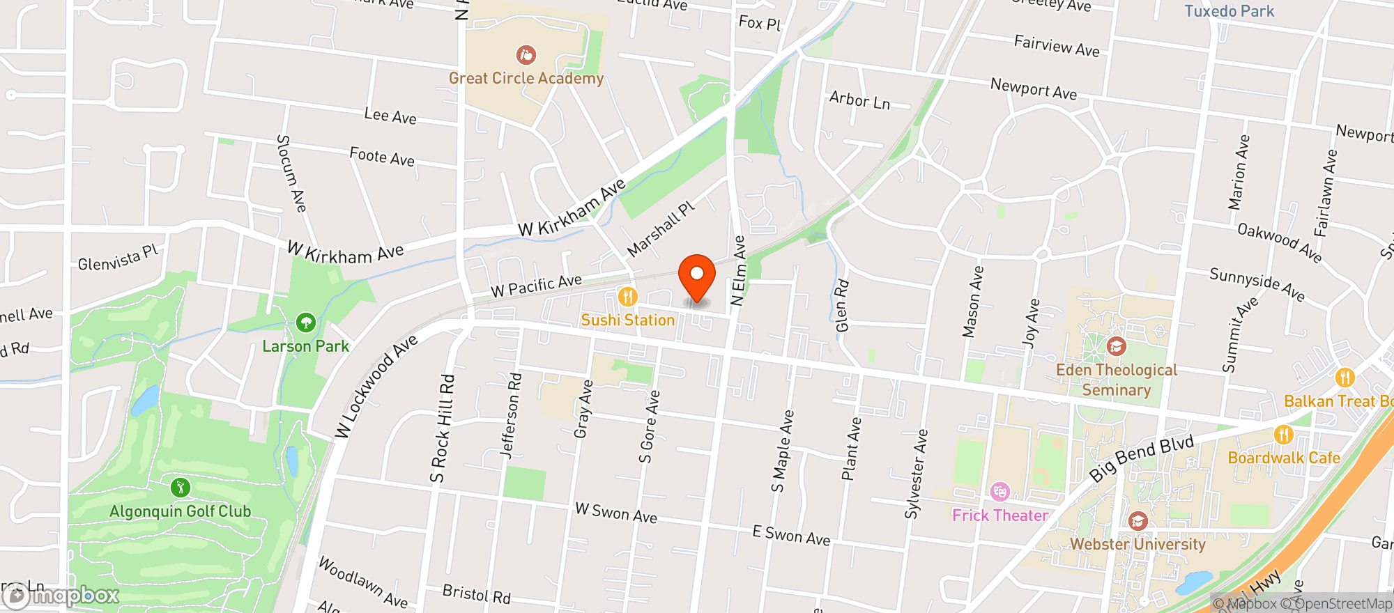 Map showing Llywelyn S Pub