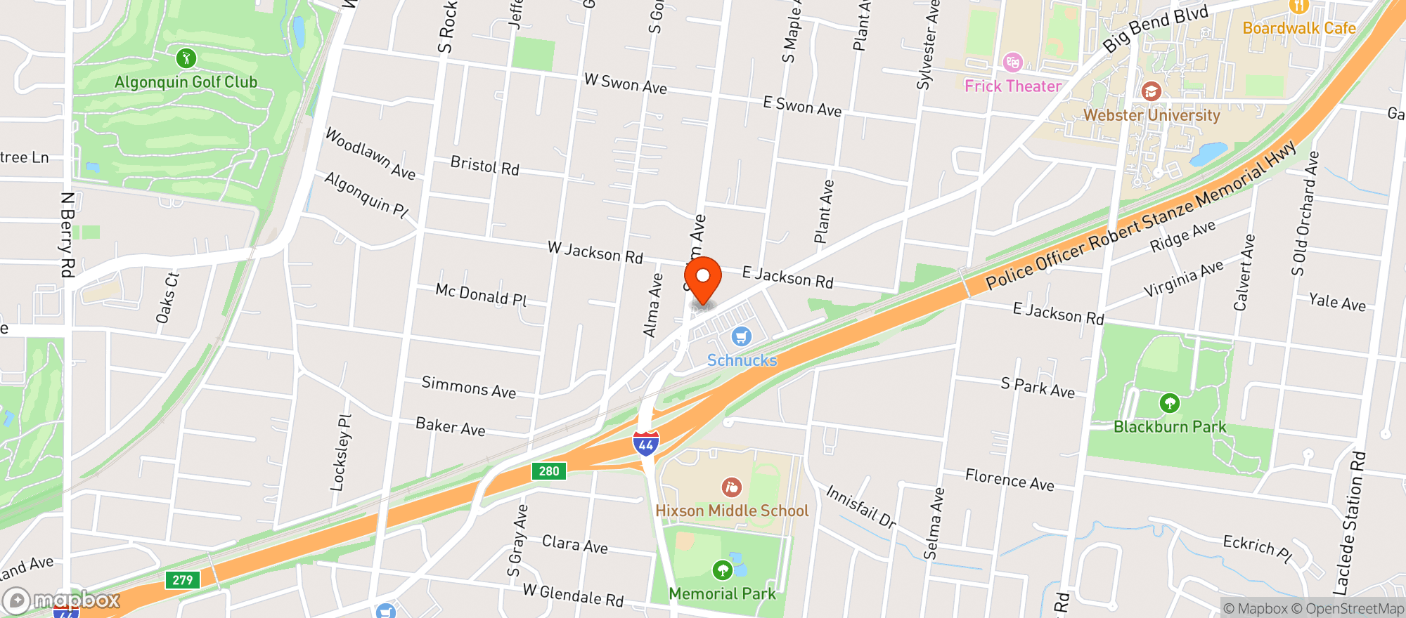 Map showing Bp Shop