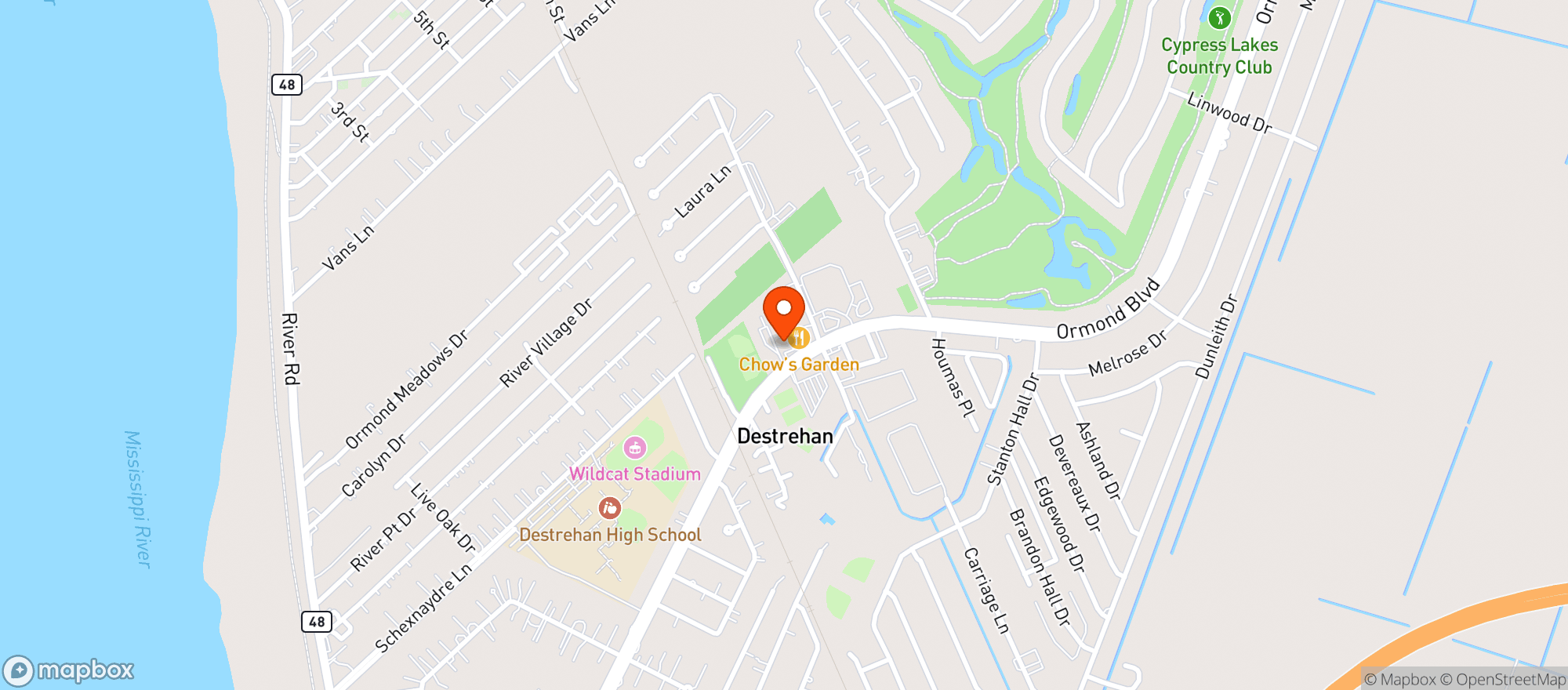 Map showing Squeezy Fresh