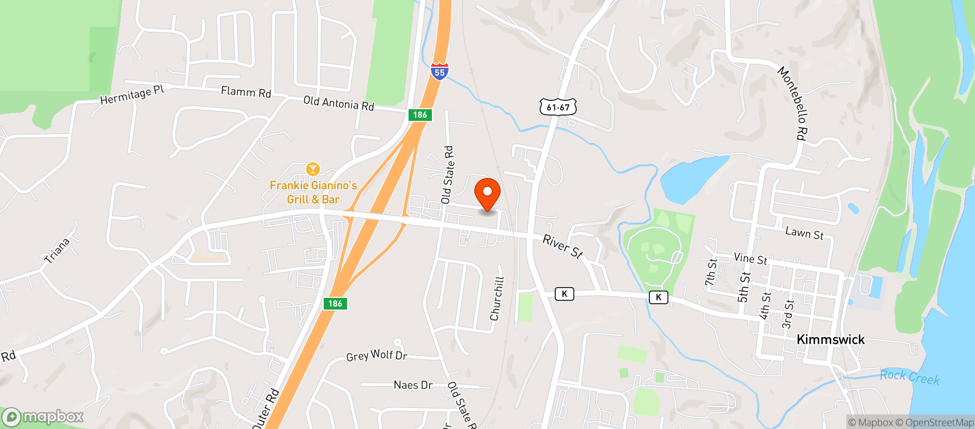 Map showing Herrell Distributing -no Tax