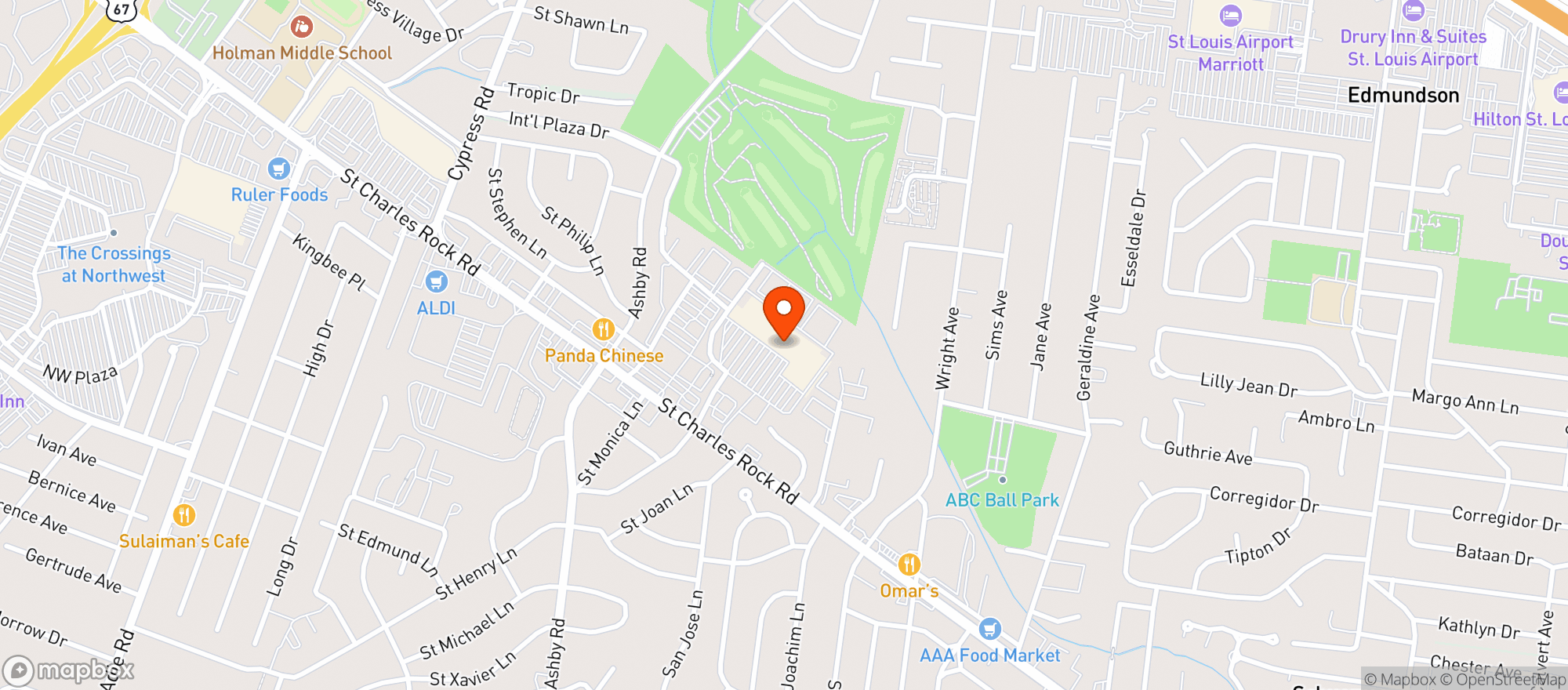 Map showing Green Releaf Dispensary